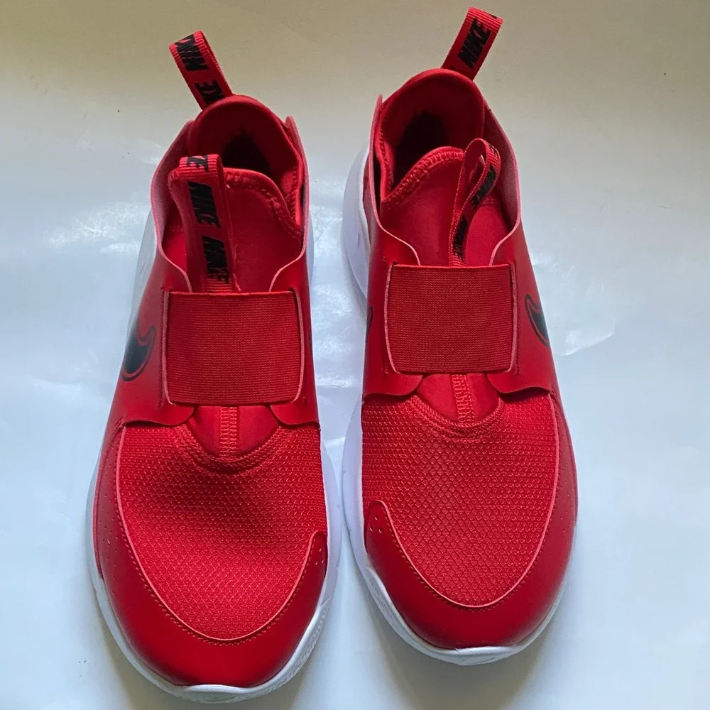 NIKE FLEX RUNNER 3 (GS)  Red /White, Kids Running Shoes Size 7Y FN1294-600 NWOB